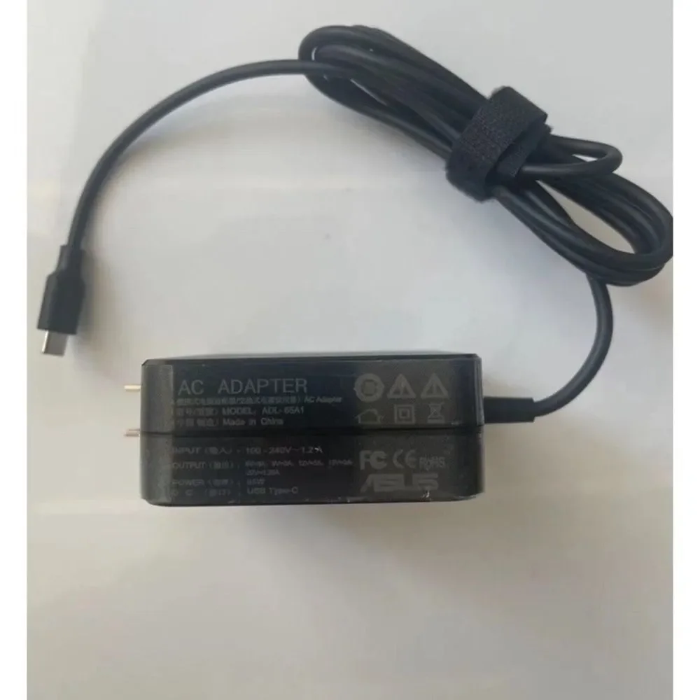 ASUS 65W Type-C USB-C AC Adapter Charger ZenBook/Chromebook/Transformer Book--